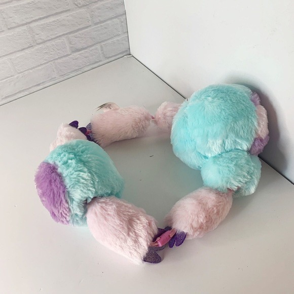 Twisty Petz Cuddlez Snugglez Sloth Plush Pink Purple Stuffed Animal Spin Master - Picture 5 of 7